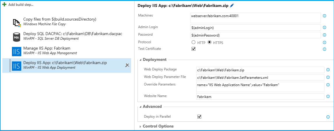 WinRM: IIS Web App Deployment